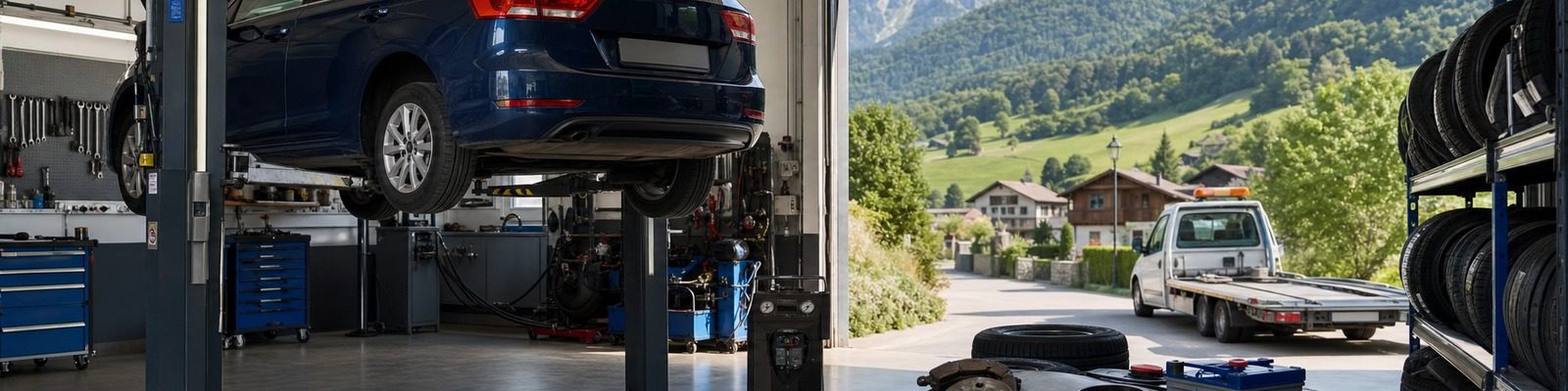 Mécanique · Dépannage · Pneus - Garage Cropt